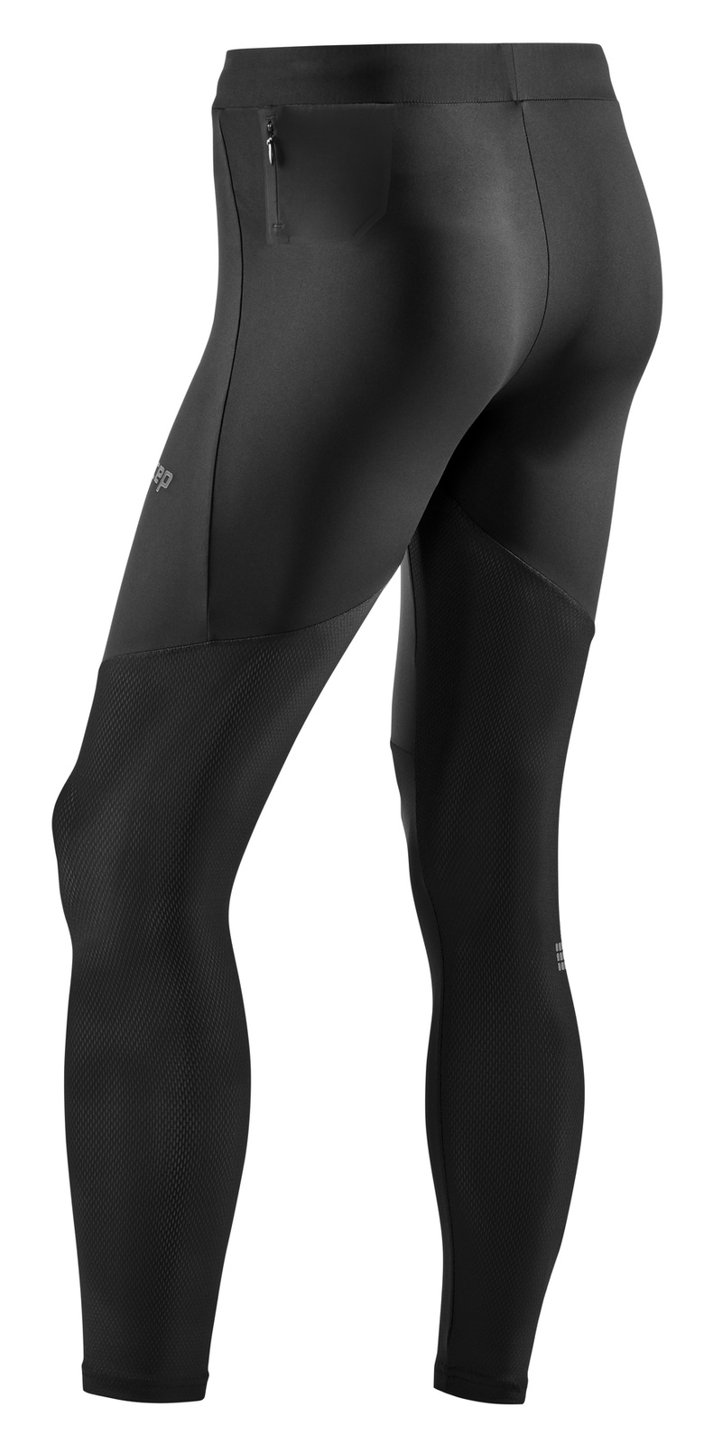 Męskie długie legginsy sportowe do biegania CEP Ultralight czarne, Odzież  sportowa i kompresyjna \ Męska \ Spodnie