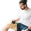 DrFit Podwójna piłeczka masująca z wypustkami sensorycznymi czarna