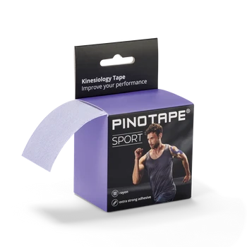 Pinotape Sport wodoodporny, mocny tejp dla sportowców 5 cm x 5 m jasnofioletowy