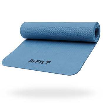 DrFit mata do ćwiczeń fitnessu i rehabilitacji niebieska