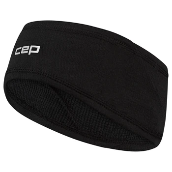 Opaska na głowę do biegania termiczna headband CEP unisex czarna