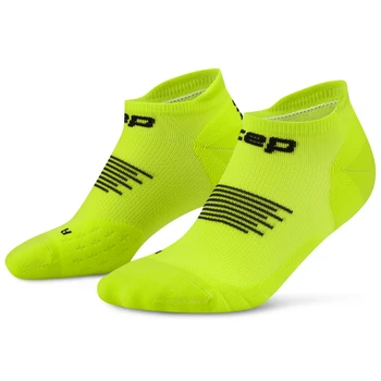 Damskie skarpety kompresyjne sportowe stopki no show CEP Core Run zielone